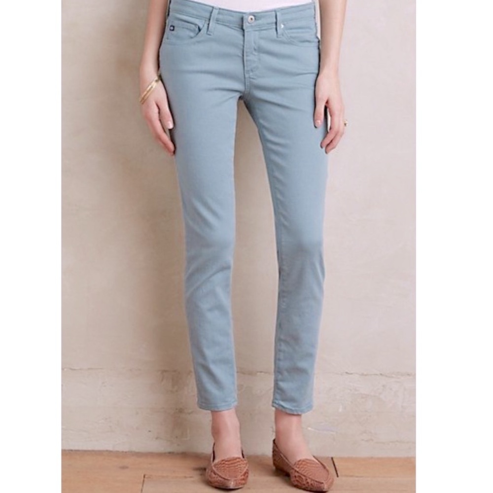 25R AG Adriano Goldschmied blue The Stevie Ankle Slim Straight Ankle